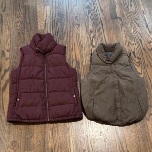 Old Navy and Gap women’s vests, size medium